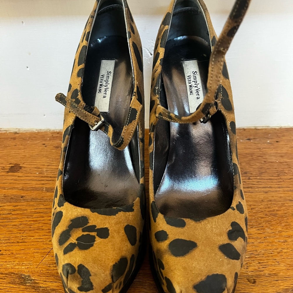 Simply Vera Vera Wang Animal Print Heels